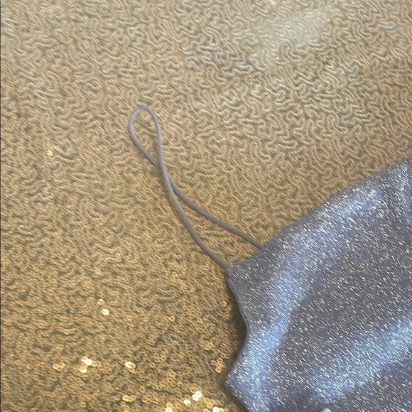 Fashion Nova Glittering Purple and Silver Ensemble - Picture 8 of 8